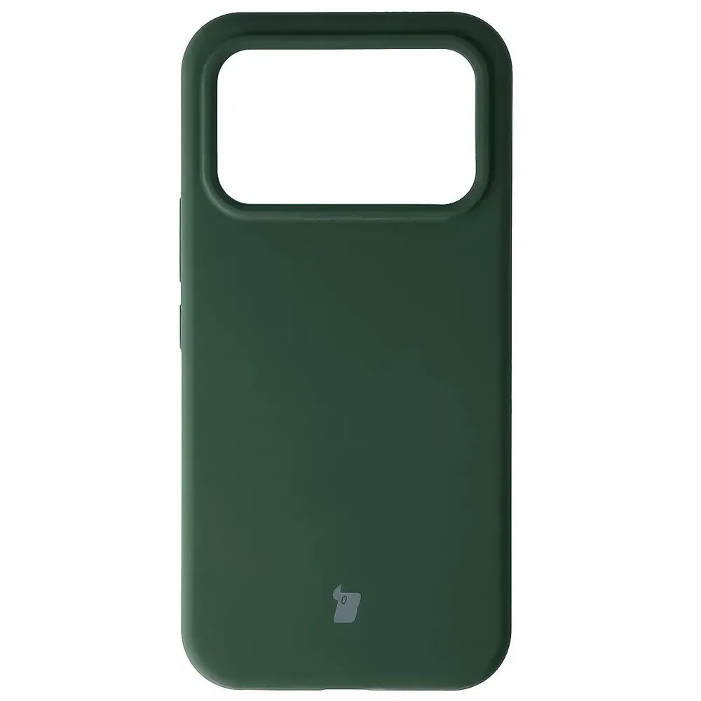 Silikon Handyhülle für Xiaomi POCO F9 Ultra, Bizon Soft Case, Dunkelgrün (2/7)