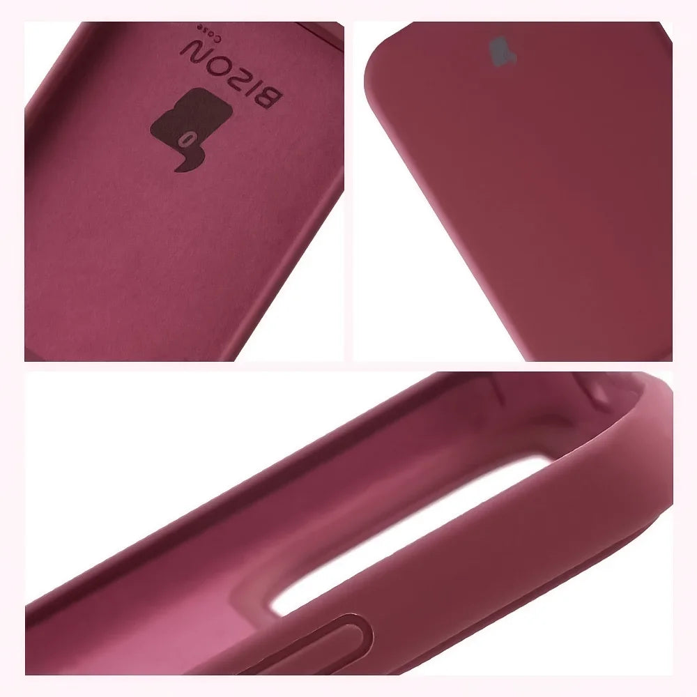 Silikon Handyhülle für Xiaomi POCO F9 Ultra, Bizon Soft Case, Pflaumenfarbe (6/7)