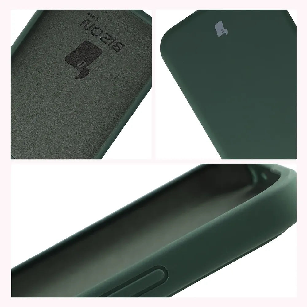Silikon Handyhülle für Xiaomi Redmi 17 4G/5G, Bizon Soft Case, Dunkelgrün (6/7)