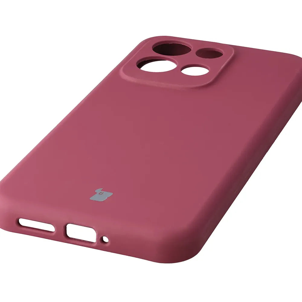 Silikon Handyhülle für Xiaomi Redmi 17 4G/5G, Bizon Soft Case, Pflaumenfarbe (3/7)