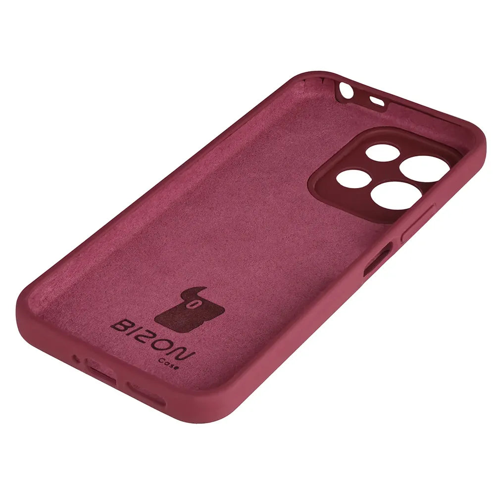 Silikon Handyhülle für Xiaomi Redmi 17 4G/5G, Bizon Soft Case, Pflaumenfarbe (4/7)