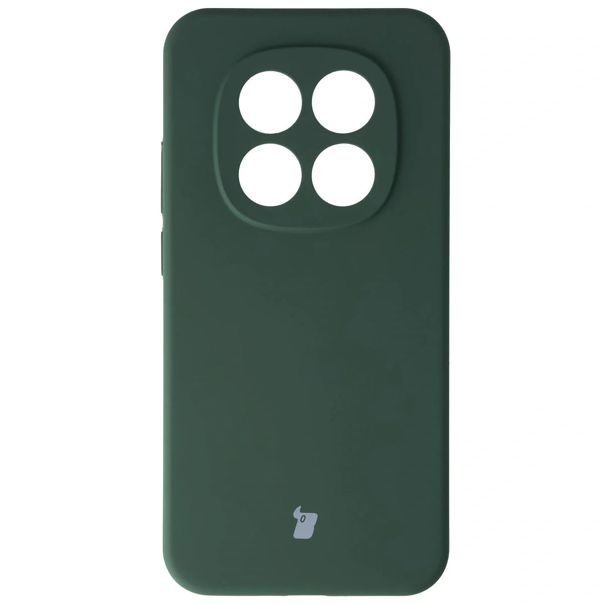 Silikon Handyhülle für Xiaomi Redmi Note 15 Pro 5G, Bizon Soft Case, Dunkelgrün
