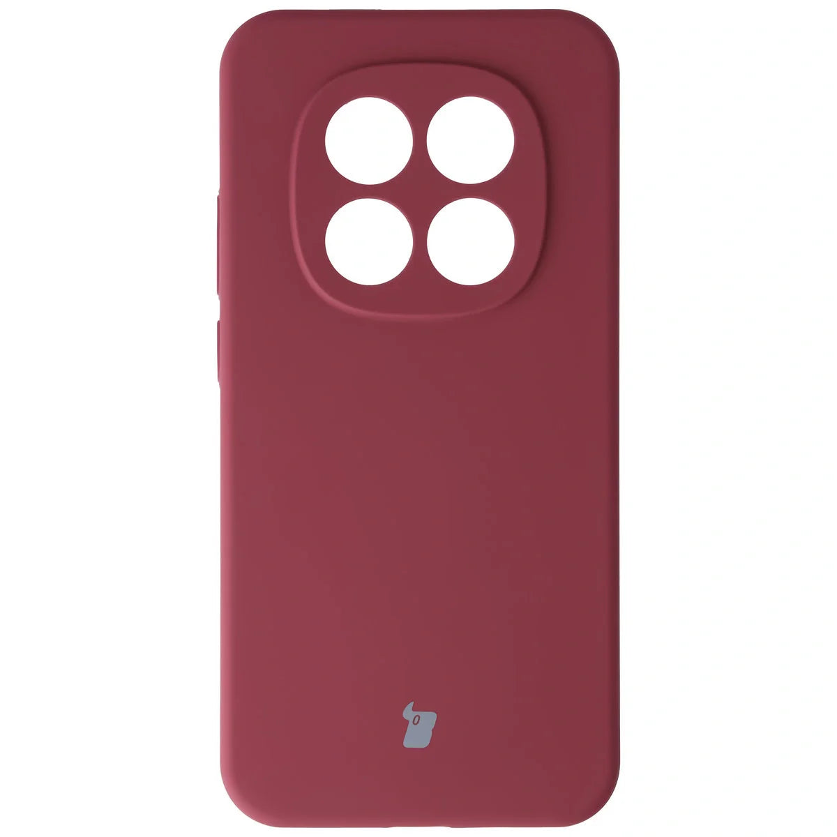 Silikon Handyhülle für Xiaomi Redmi Note 15 Pro 5G, Bizon Soft Case, Pflaumenfarbe