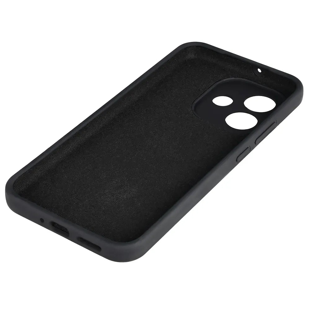 Silikon Handyhülle für Xiaomi Redmi Note 17 4G/5G, Bizon Soft Case, Schwarz (4/7)