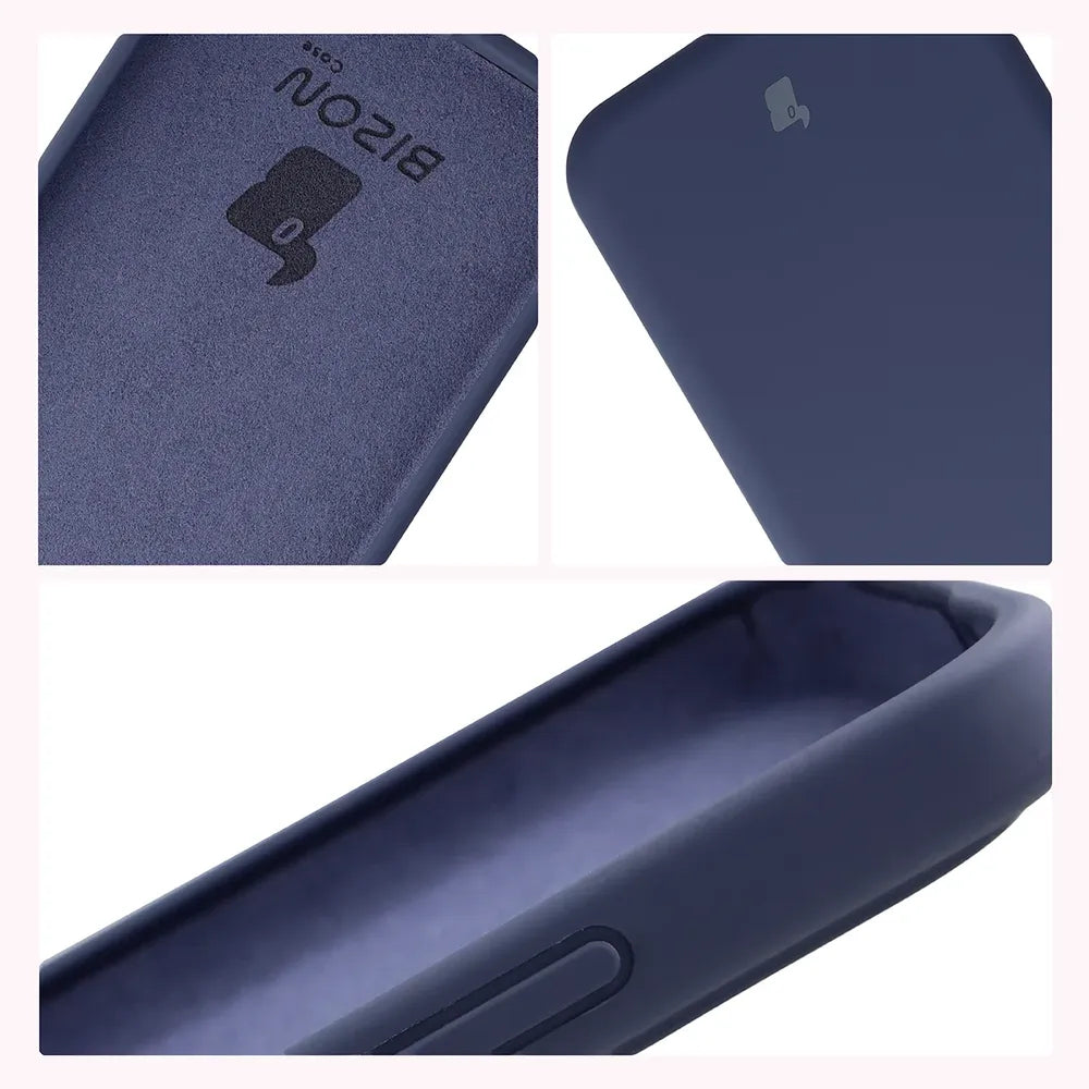 Silikon Handyhülle für Xiaomi Redmi Note 17 4G/5G, Bizon Soft Case, Dunkelblau (6/7)