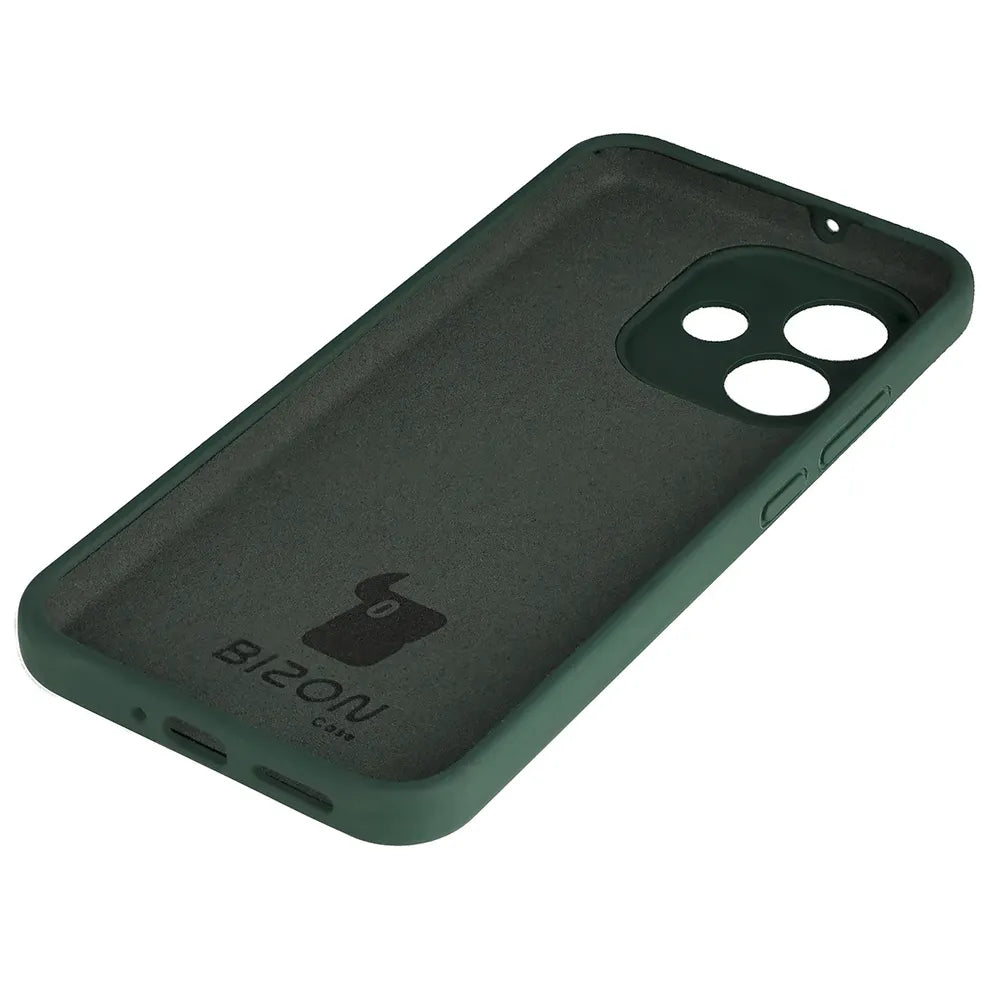 Silikon Handyhülle für Xiaomi Redmi Note 17 4G/5G, Bizon Soft Case, Dunkelgrün (4/7)