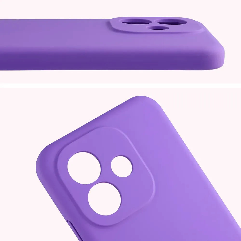 Silikon Handyhülle für Xiaomi Redmi Note 17 4G/5G, Bizon Soft Case, Violett (5/7)