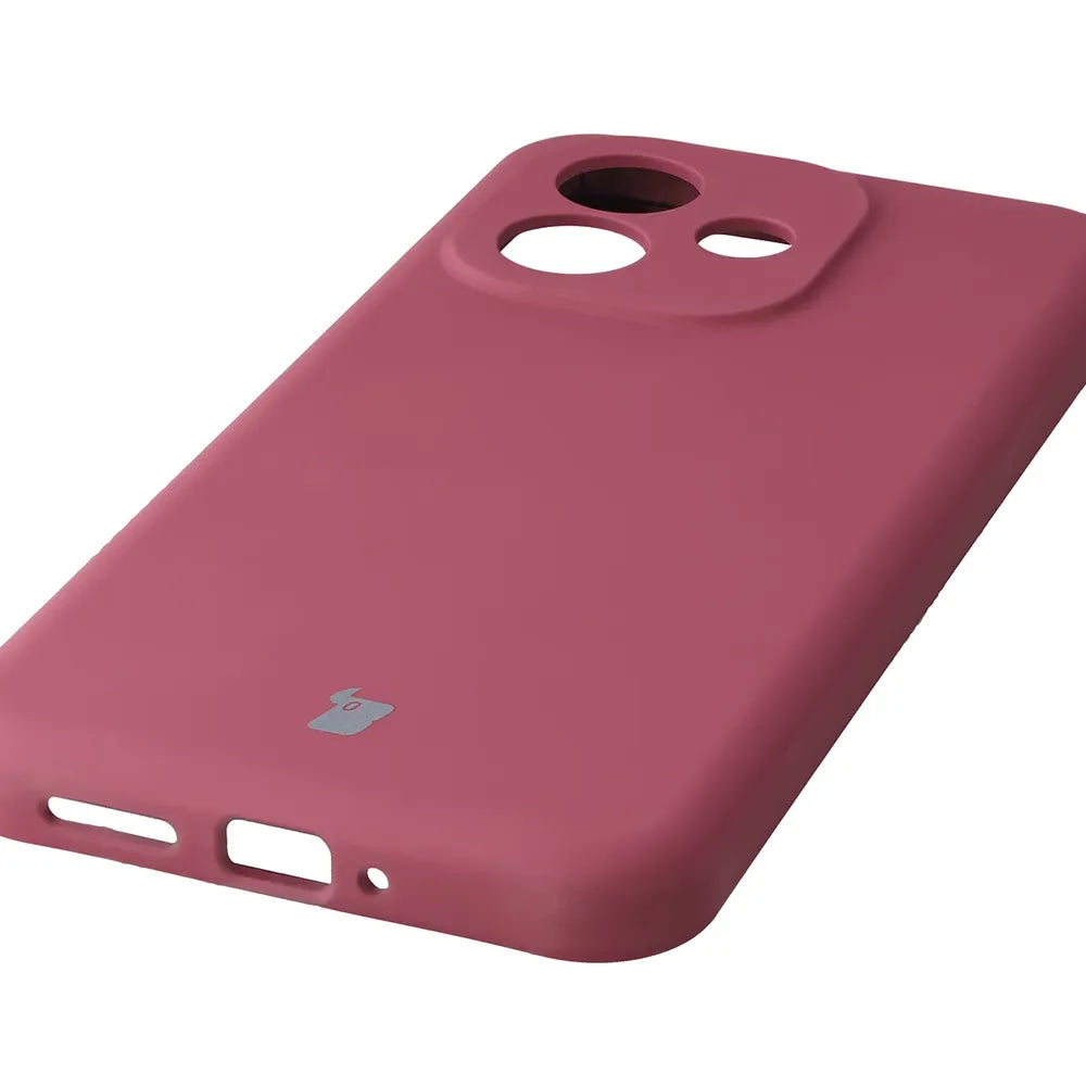 Silikon Handyhülle für Xiaomi Redmi Note 17 4G/5G, Bizon Soft Case, Pflaumenfarbe (3/7)