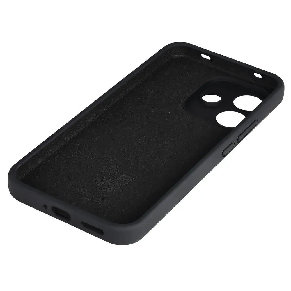 Silikon Handyhülle für Xiaomi Redmi Note 17 Pro 5G, Bizon Soft Case, Schwarz (4/7)