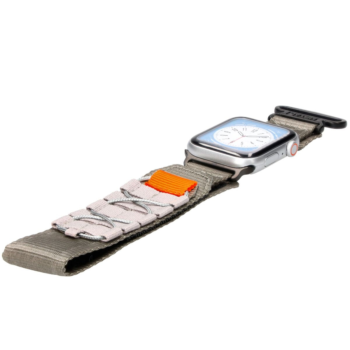 Sport-Armband für Apple Watch 44/45/46/49 mm, Bizon Strap Watch Adventure, Grau