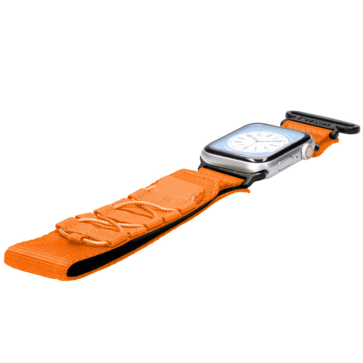 Sport-Armband für Apple Watch 44/45/46/49 mm, Bizon Strap Watch Adventure, Orange