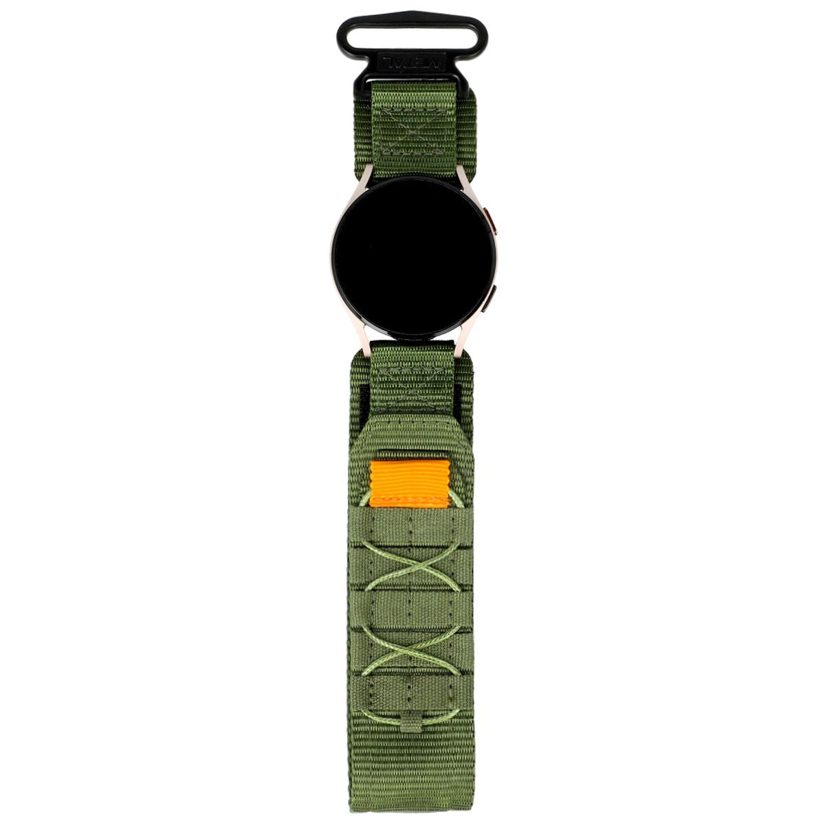 Sport-Armband für Galaxy Watch 20mm, Bizon Strap Watch Adventure, Dunkelgrün