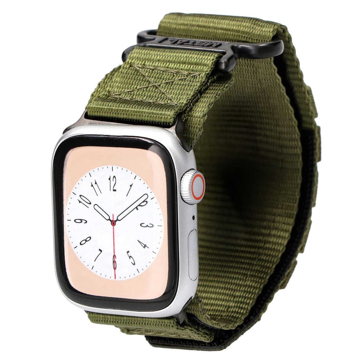 Sport-Armband für Apple Watch 38/40/41/42 mm, Bizon Strap Watch Adventure, Dunkelgrün