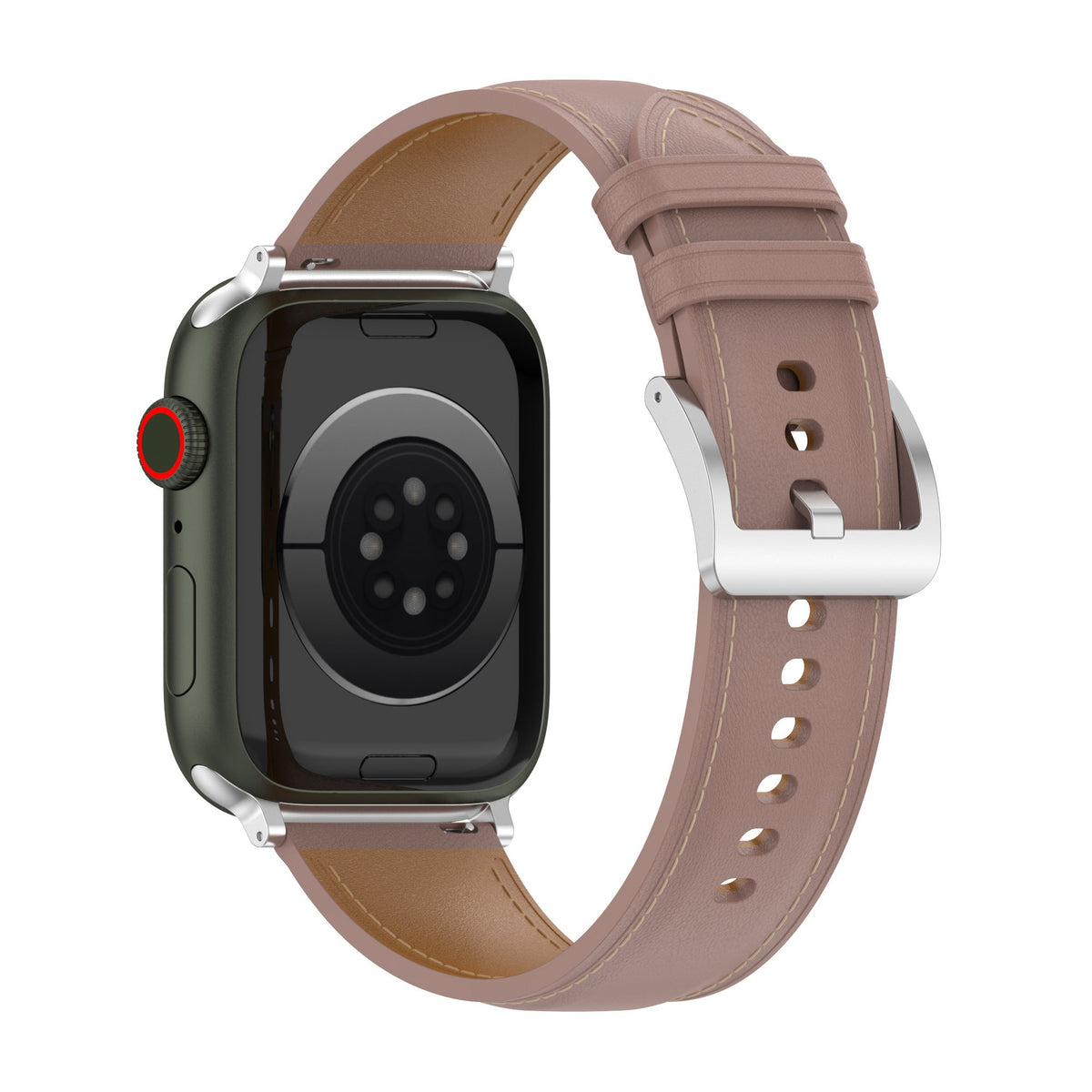 Armband für Apple Watch 38/40/41/42 mm, Bizon Strap Watch Casual, Rosa