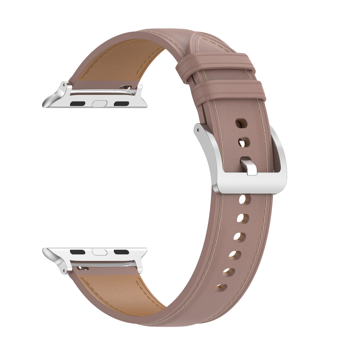 Armband für Apple Watch 38/40/41/42 mm, Bizon Strap Watch Casual, Rosa
