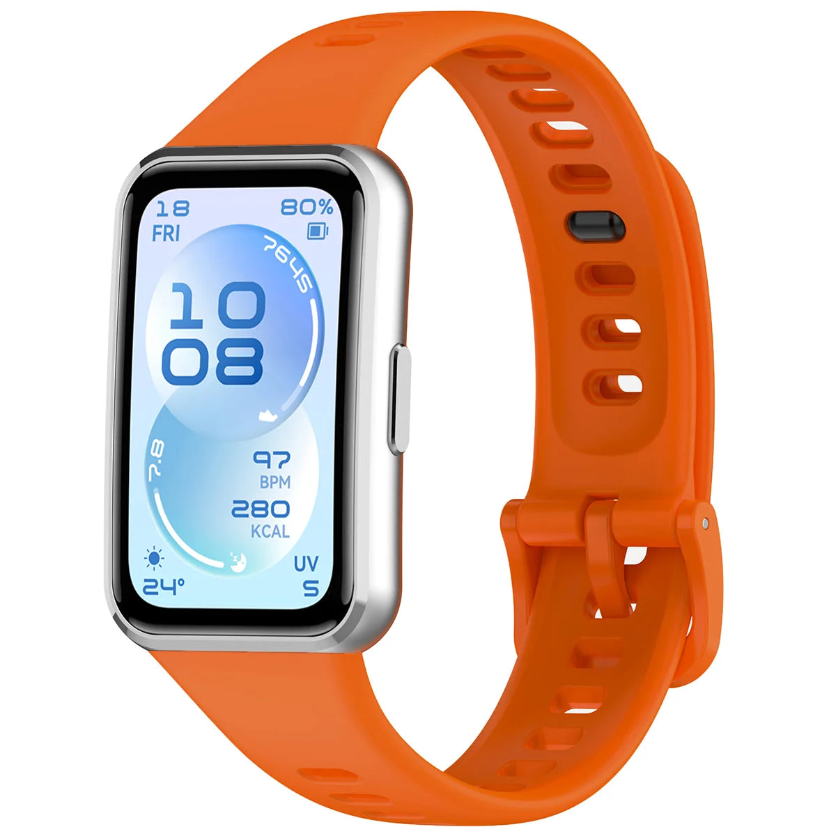 Armband für Huawei Band 11 / 11 Pro, Bizon Strap Watch Silicone, Karotte