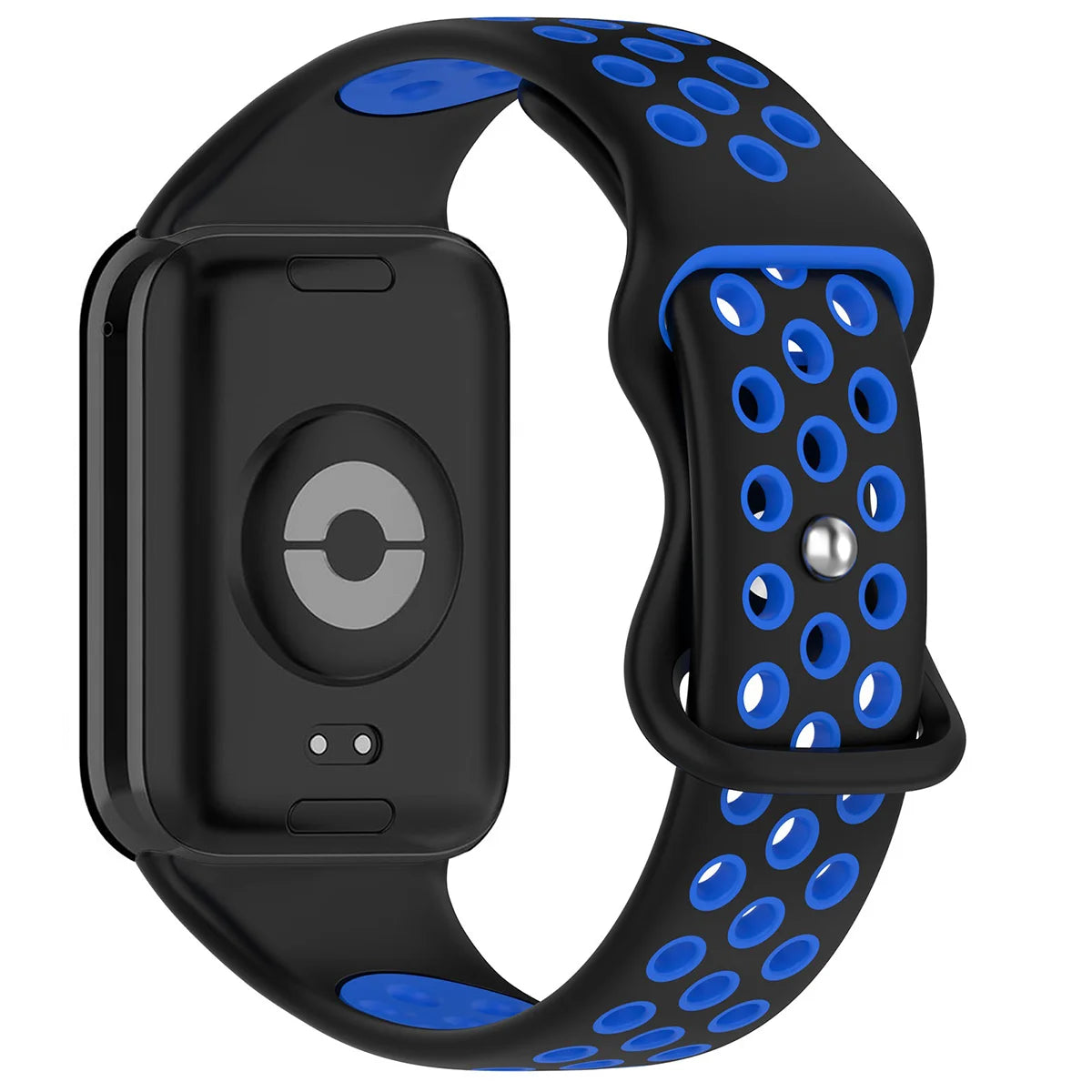 Armband für Xiaomi Redmi Watch 4 / 6 / 5, Xiaomi Smart Band 8 Pro / 9 Pro / 10 Pro, Bizon Strap Watch Octo, Schwarz-Blau (3/6)