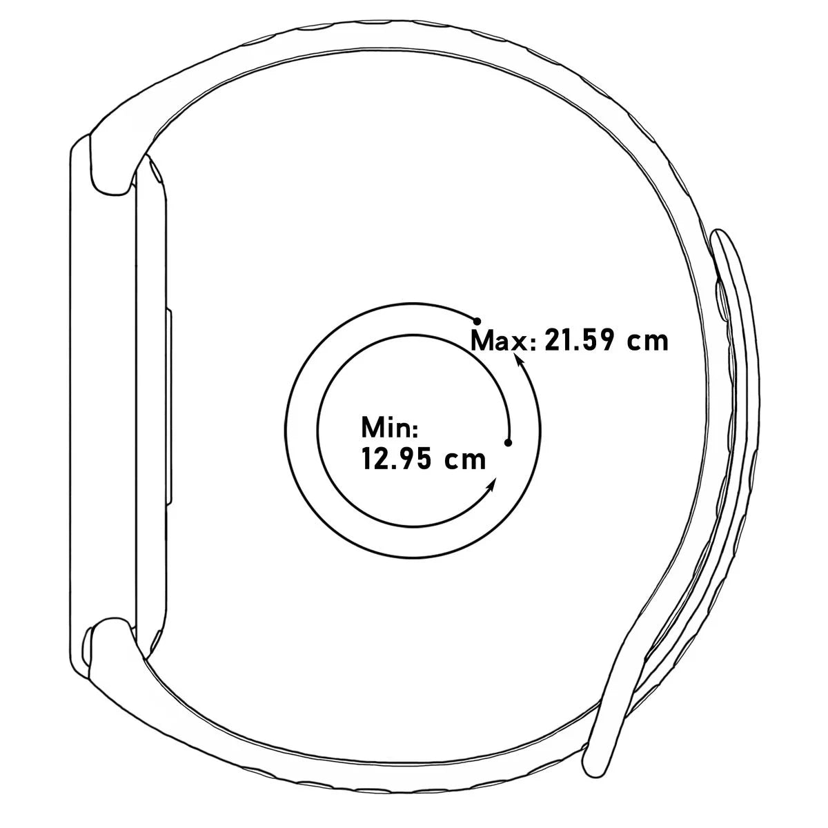 Armband für Xiaomi Redmi Watch 4 / 6 / 5, Xiaomi Smart Band 8 Pro / 9 Pro / 10 Pro, Bizon Strap Watch Octo, Schwarz-Blau (6/6)