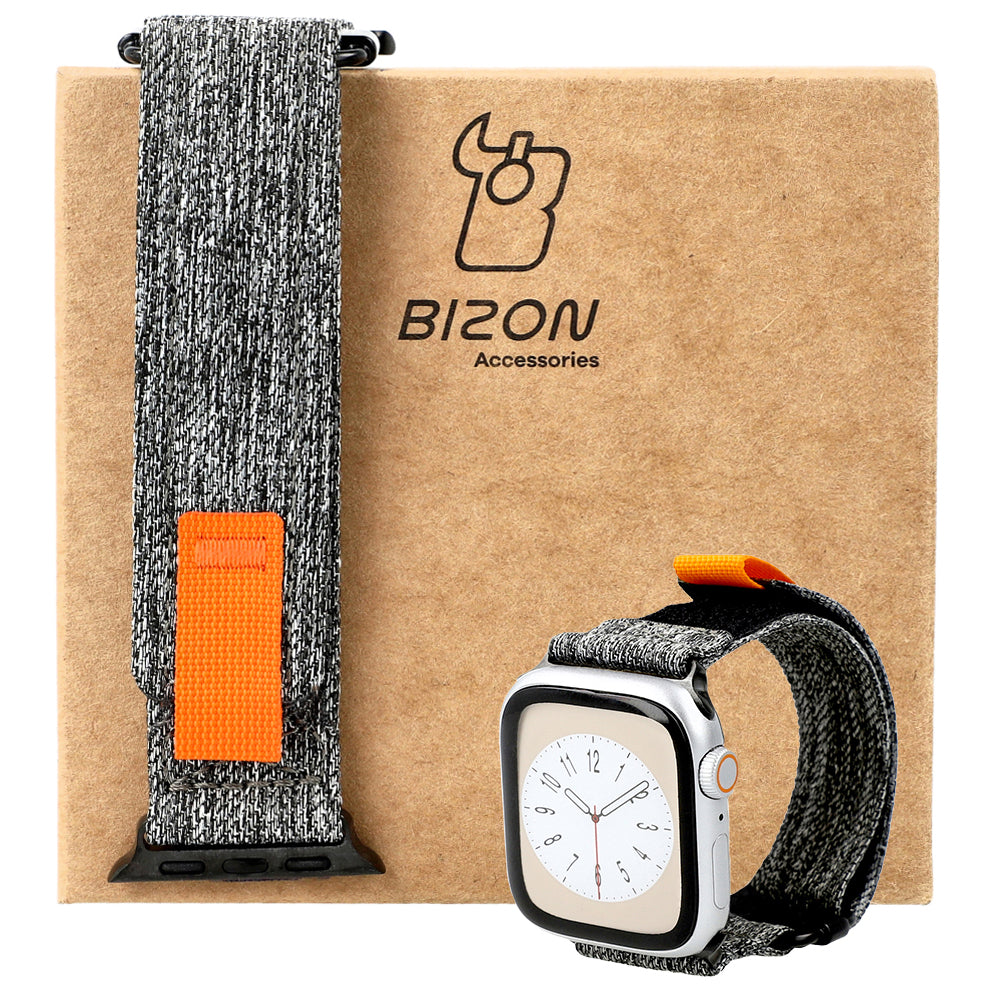 Armband für Apple Watch 38/40/41/42 mm, Bizon Strap Watch Urban, Grau