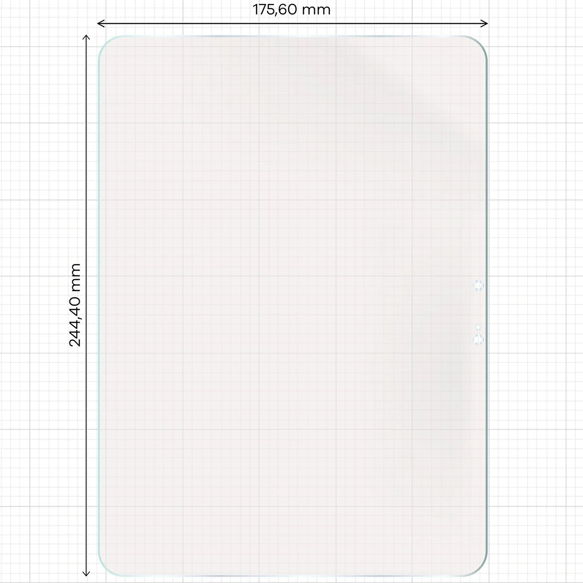 Matte Folie für iPad Air 11" M4 2026, Bizon Tab Film Matte, 1 Stück