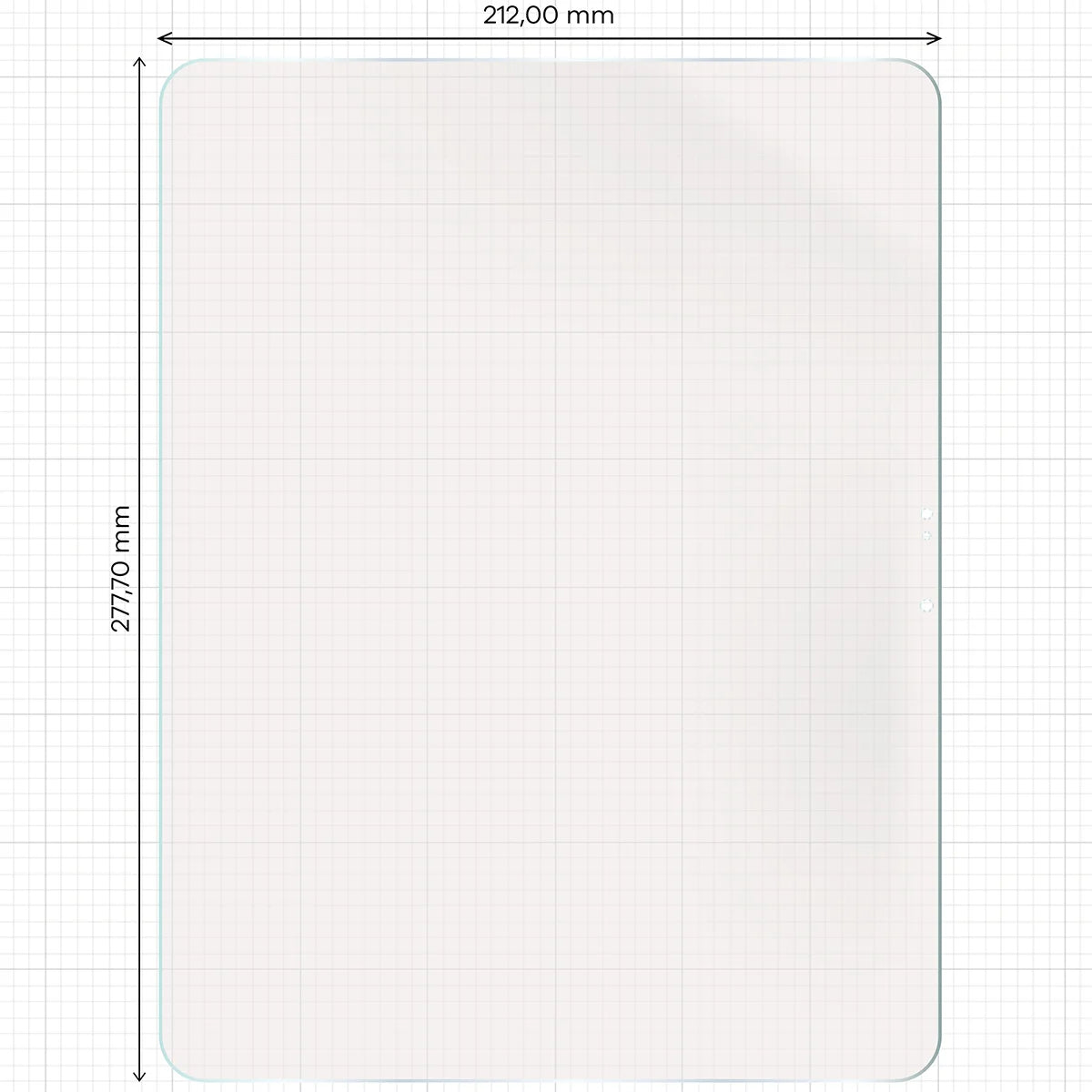 Matte Folie für iPad Air 13" M4 2026, Bizon Tab Film Matte, 1 Stück