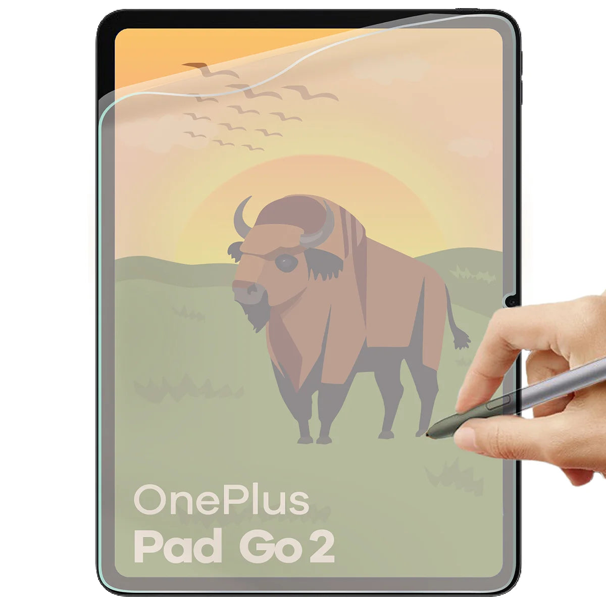 Matte Folie für OnePlus Pad Go 2, Bizon Tab Film Matte, 1 Stück