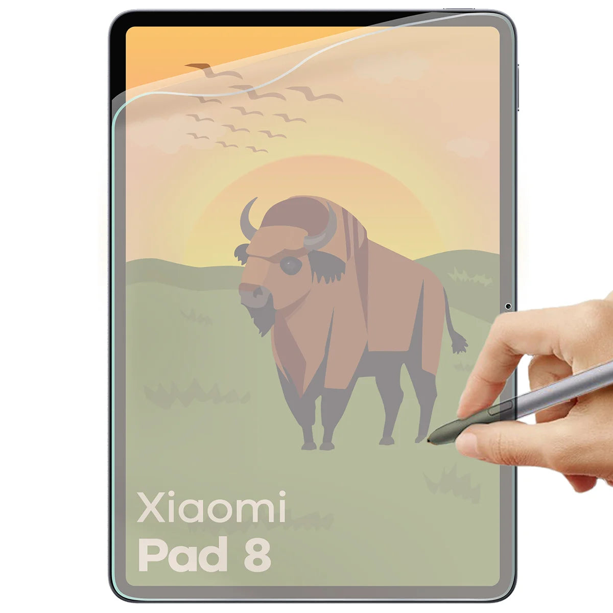Matte Folie für Xiaomi Pad 8, Bizon Tab Film Matte, 1 Stück