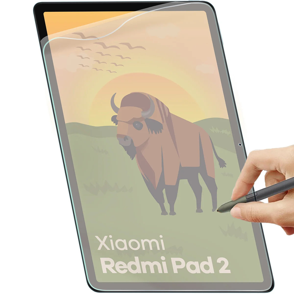 Matte Folie für Xiaomi Redmi Pad 2 9.7", Bizon Tab Film Matte, 1 Stück
