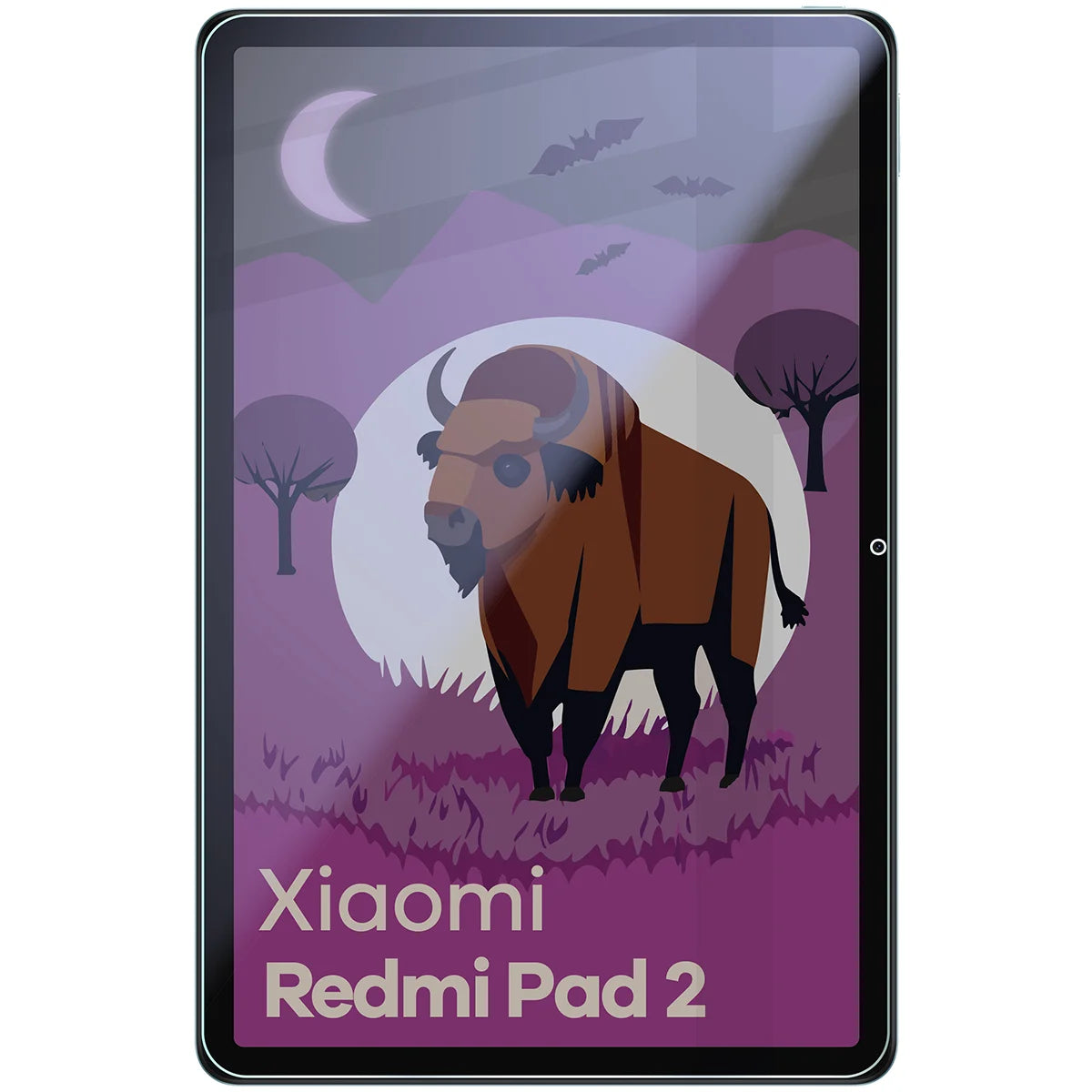 Hybridglas mit Privatschutzfilter für Xiaomi Redmi Pad 2 9.7", Bizon Tab Hybrid Shadow, Matt