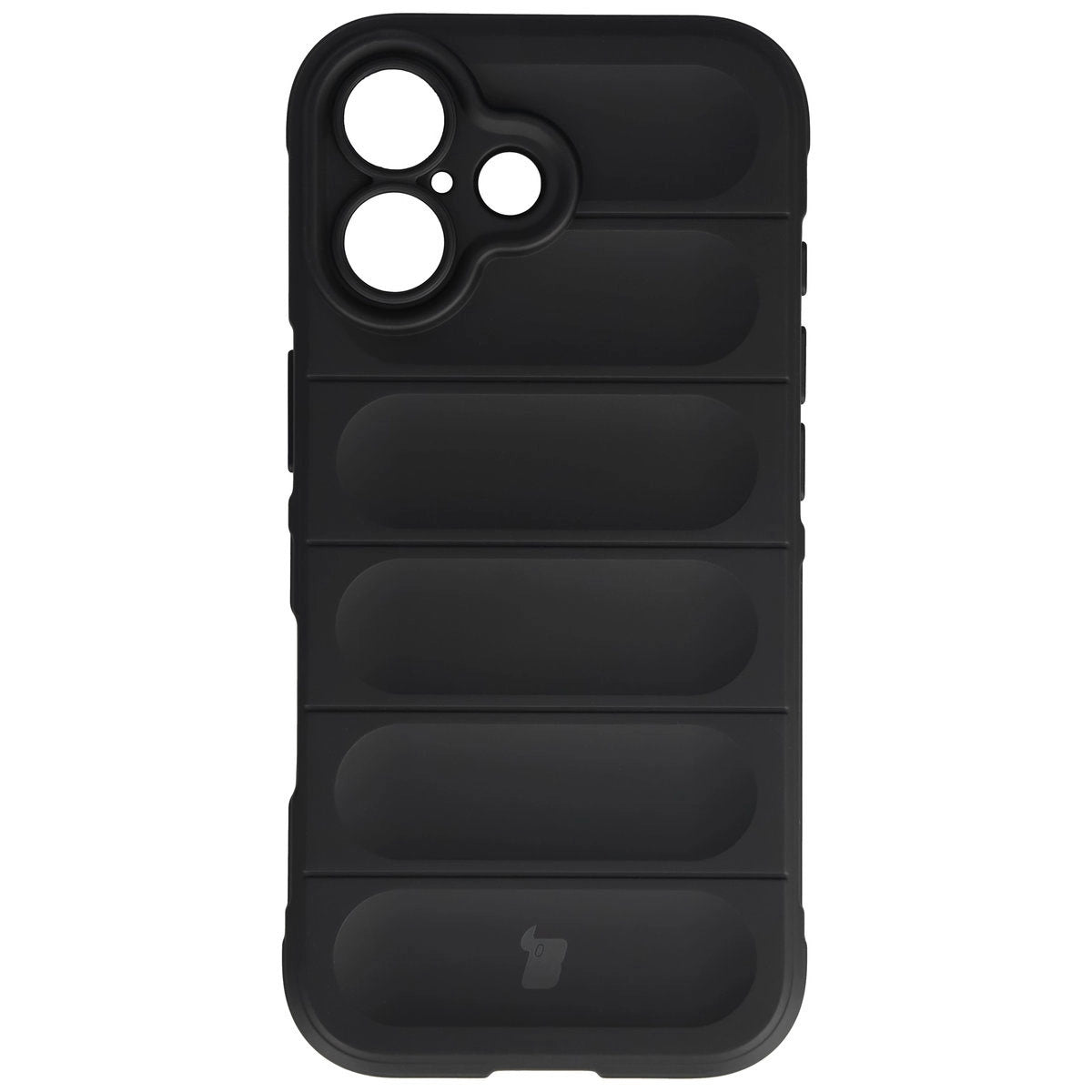 Robuste Handyhülle + gehärtetem Glas für iPhone 17, Bizon Tur Pack, Schwarz