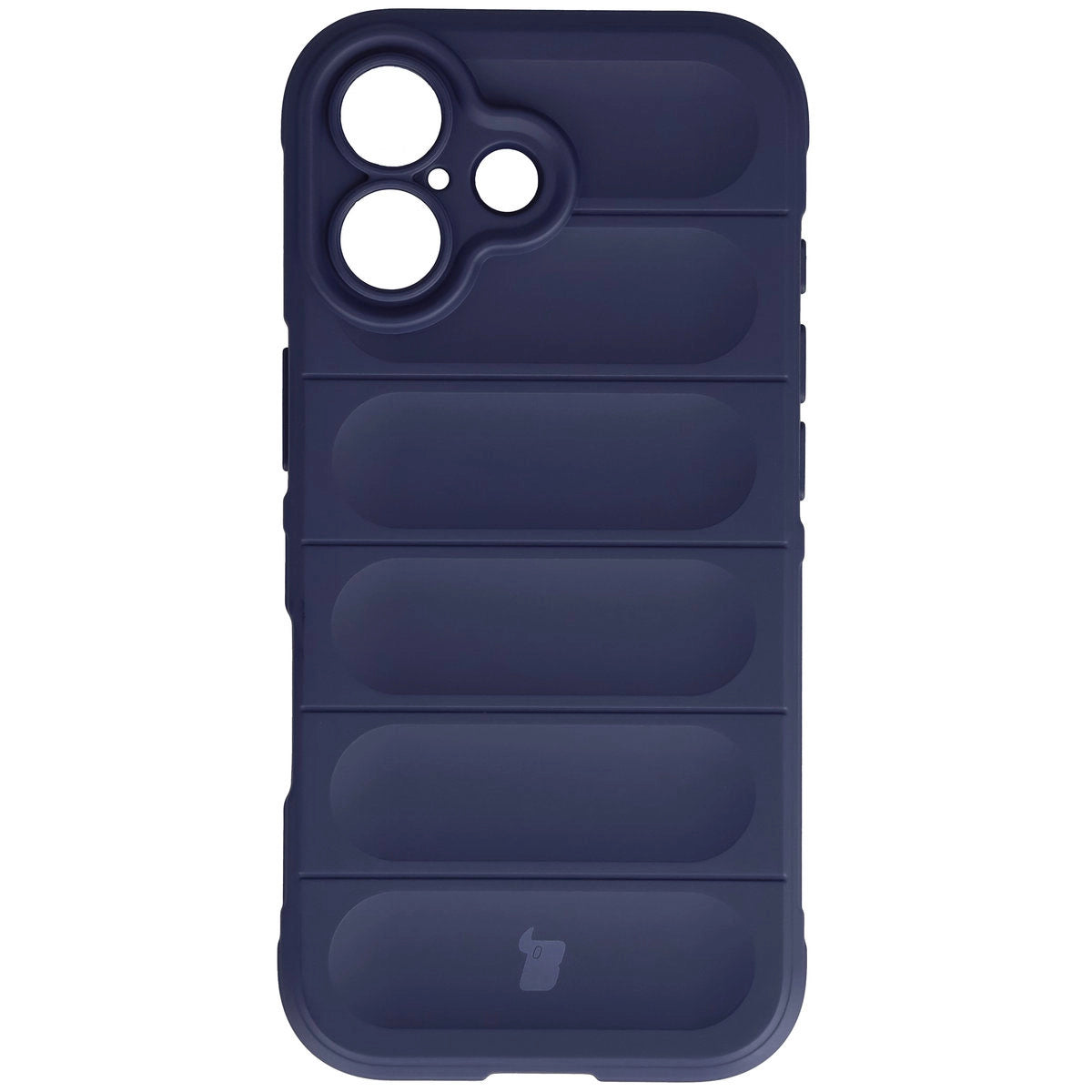 Robuste Handyhülle + gehärtetem Glas für iPhone 17, Bizon Tur Pack, Dunkelblau