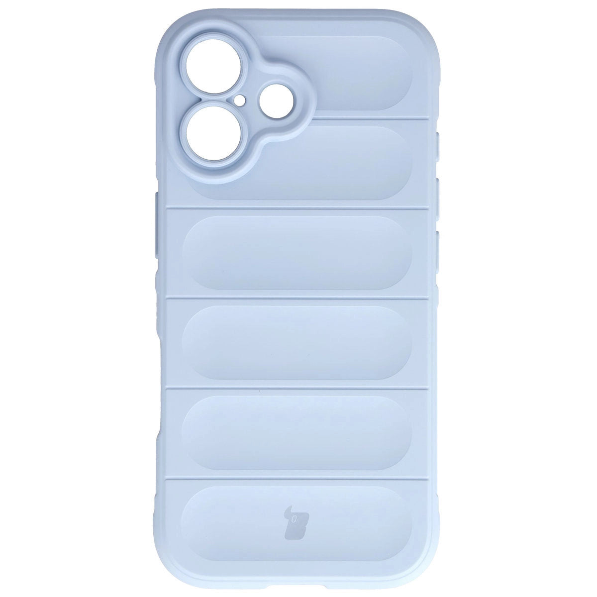 Robuste Handyhülle + gehärtetem Glas für iPhone 17, Bizon Tur Pack, Hellblau