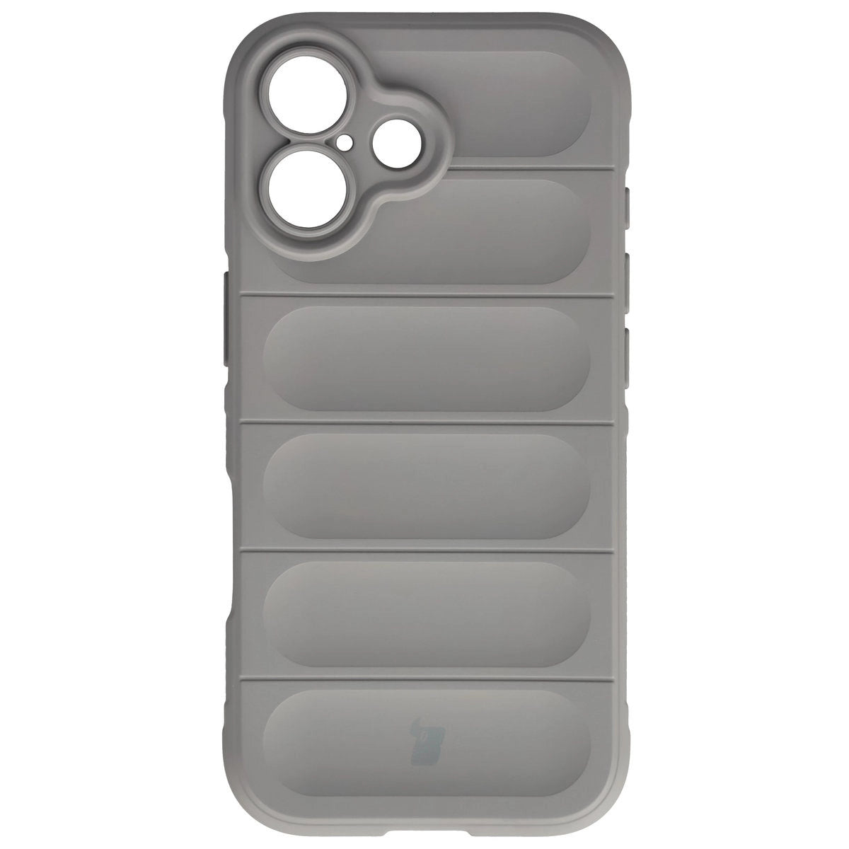 Robuste Handyhülle + gehärtetem Glas für iPhone 17, Bizon Tur Pack, Hellgrau