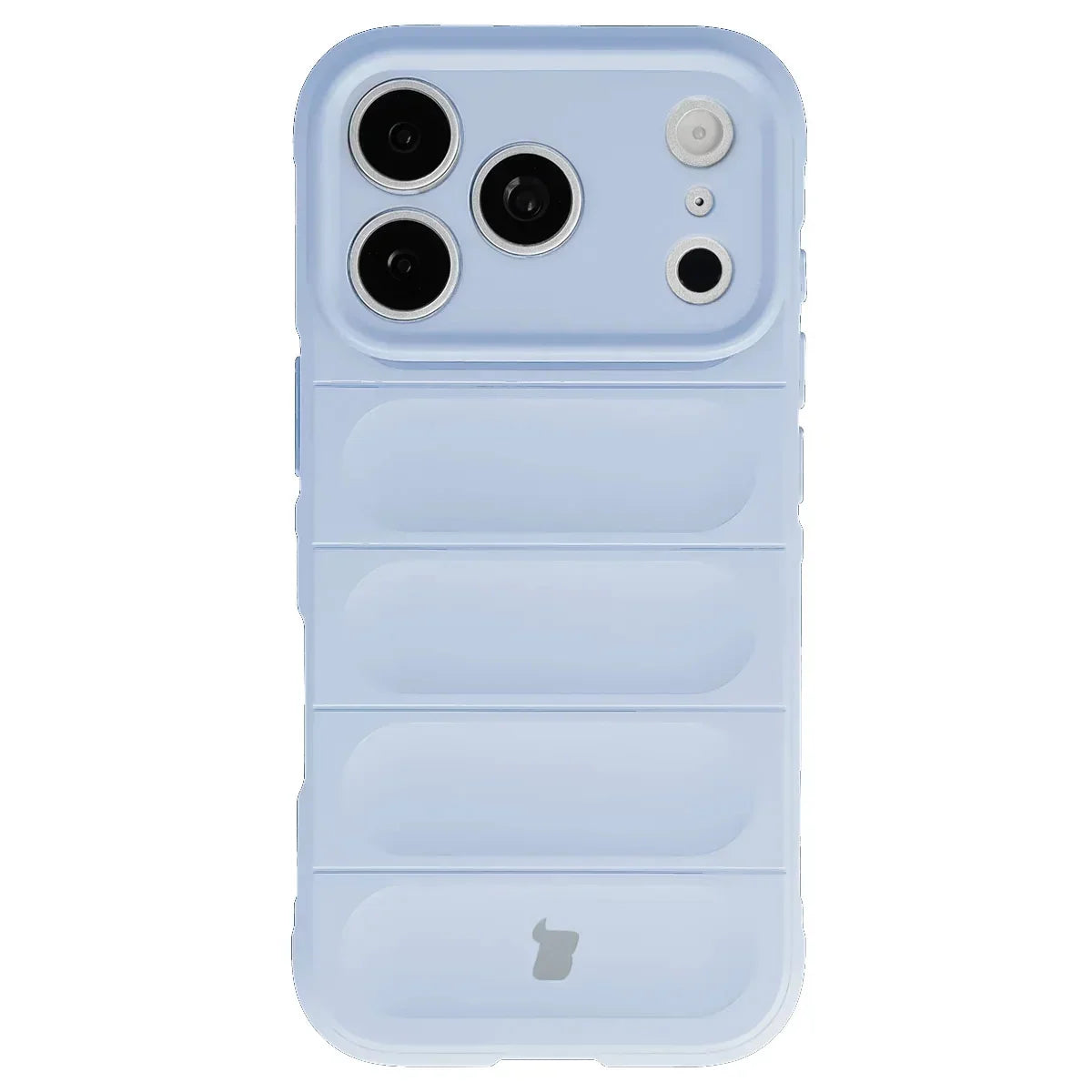 Robuste Handyhülle + gehärtetem Glas für iPhone 17 Pro, Bizon Tur Pack, Hellblau
