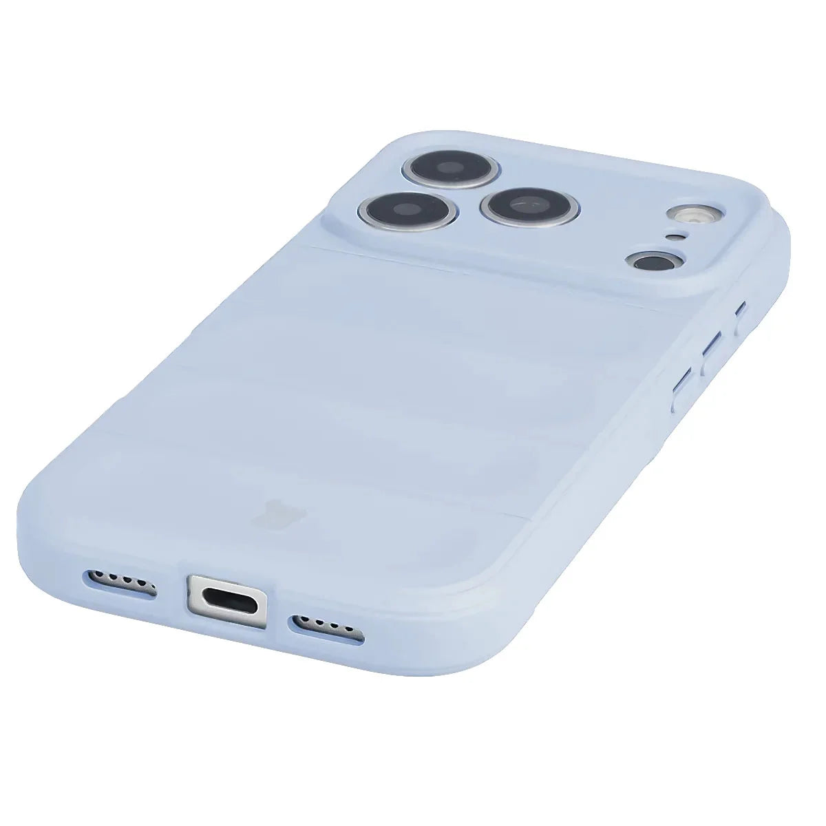 Robuste Handyhülle + gehärtetem Glas für iPhone 17 Pro, Bizon Tur Pack, Hellblau