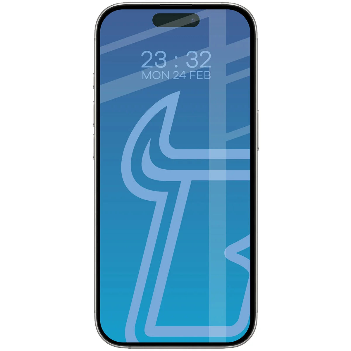 Robuste Handyhülle + gehärtetem Glas für iPhone 17 Pro, Bizon Tur Pack, Hellblau