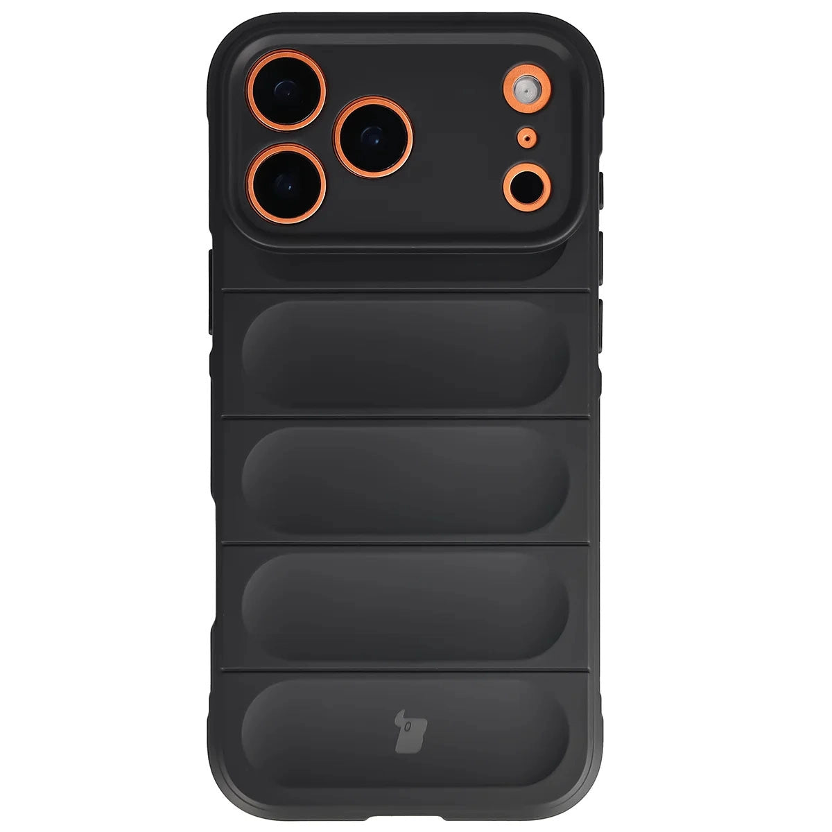Robuste Handyhülle + gehärtetem Glas für iPhone 18 Pro Max / 17 Pro Max, Bizon Tur Pack, Schwarz