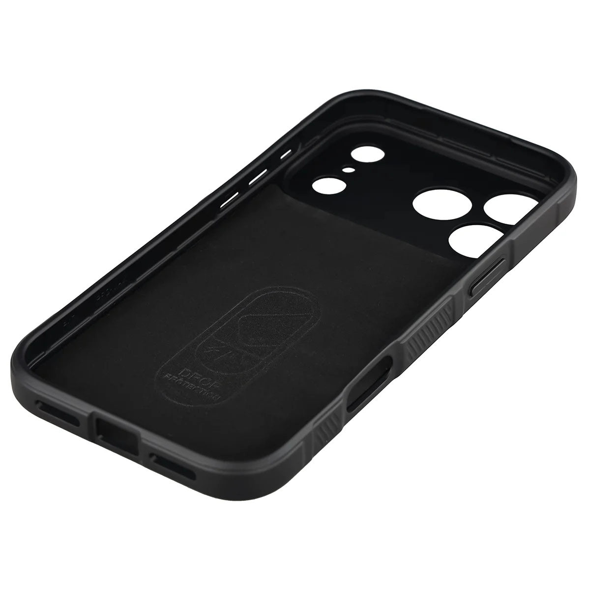 Robuste Handyhülle + gehärtetem Glas für iPhone 18 Pro Max / 17 Pro Max, Bizon Tur Pack, Schwarz