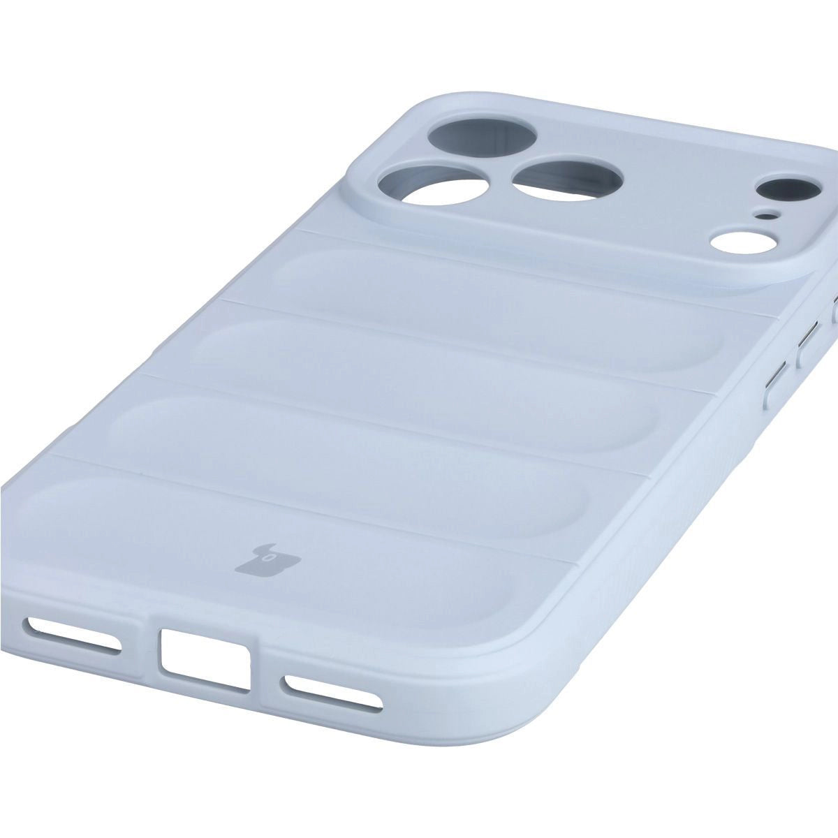 Robuste Handyhülle + gehärtetem Glas für iPhone 18 Pro Max / 17 Pro Max, Bizon Tur Pack, Hellblau