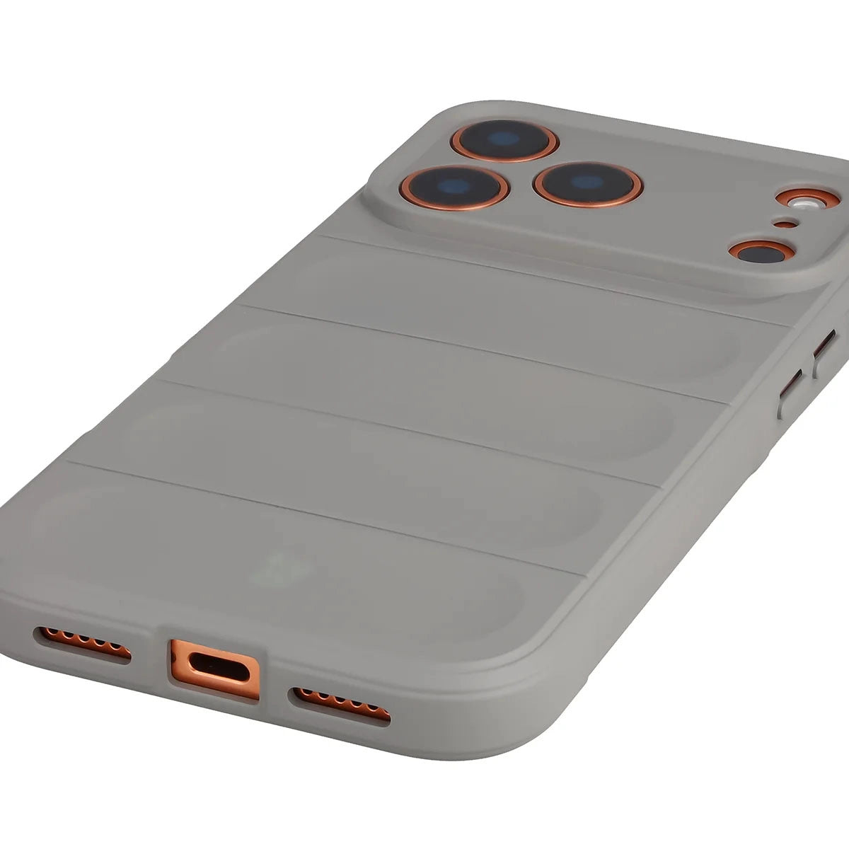 Robuste Handyhülle + gehärtetem Glas für iPhone 18 Pro Max / 17 Pro Max, Bizon Tur Pack, Hellgrau