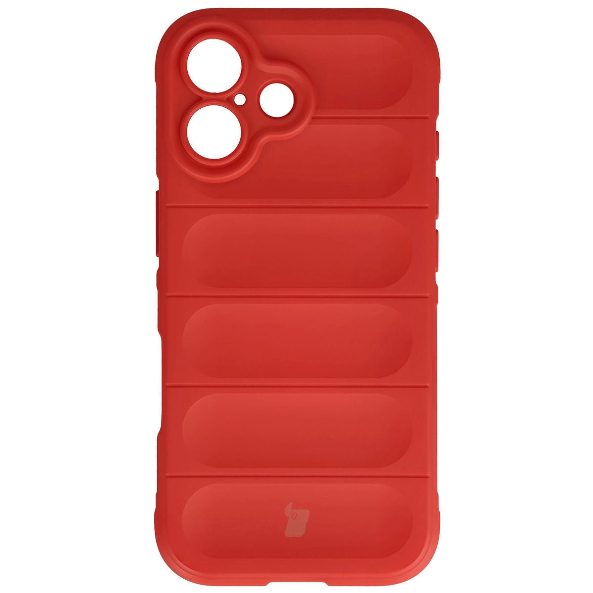 Robuste Handyhülle + gehärtetem Glas für iPhone 17, Bizon Tur Pack, Rot