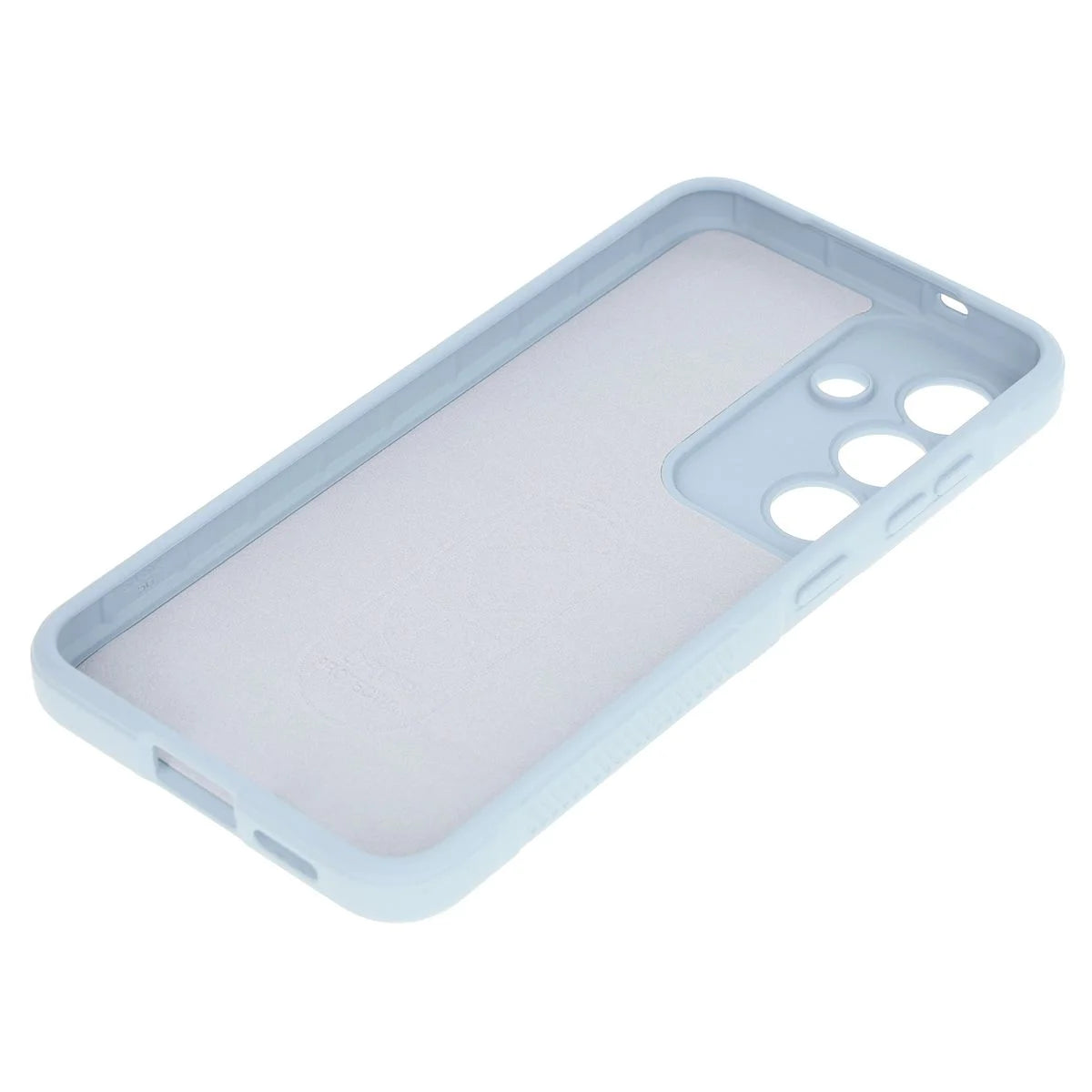Robuste Handyhülle + gehärtetem Glas für Galaxy S25, Bizon Tur Pack, Hellblau (5/10)
