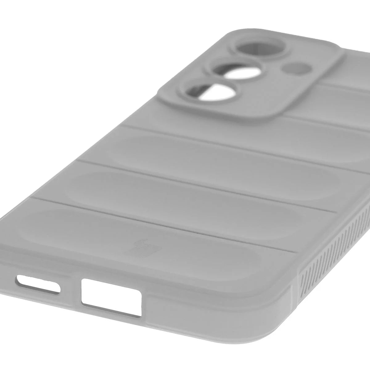Robuste Handyhülle + gehärtetem Glas für Galaxy S25, Bizon Tur Pack, Hellgrau (4/10)