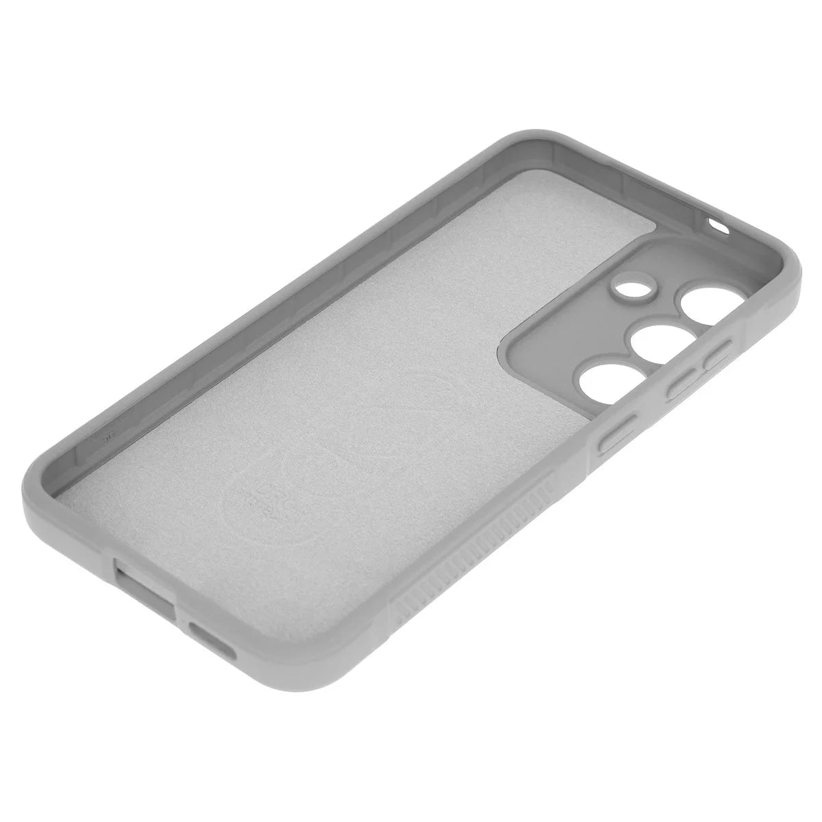 Robuste Handyhülle + gehärtetem Glas für Galaxy S25, Bizon Tur Pack, Hellgrau (5/10)
