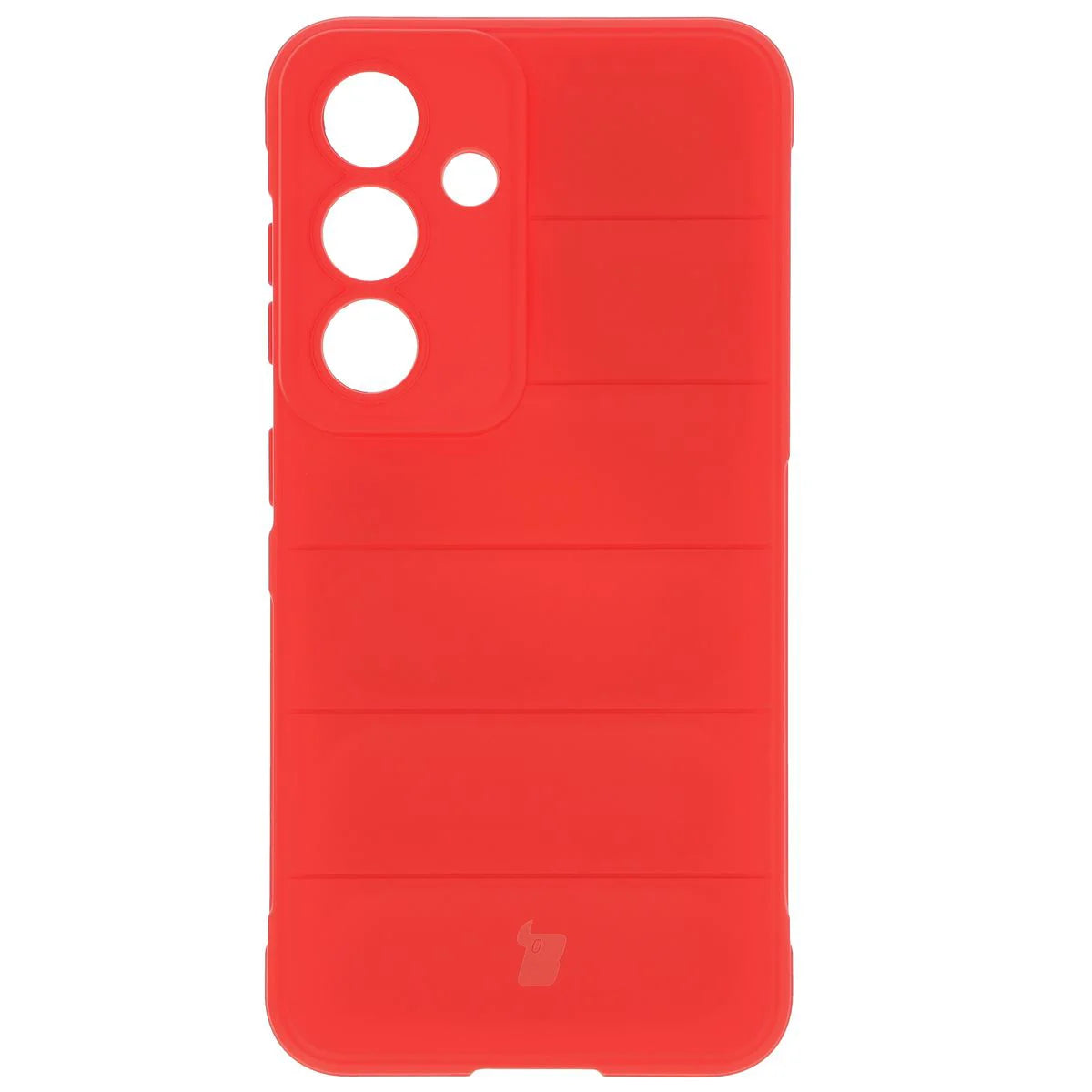 Robuste Handyhülle + gehärtetem Glas für Galaxy S25, Bizon Tur Pack, Rot (2/10)