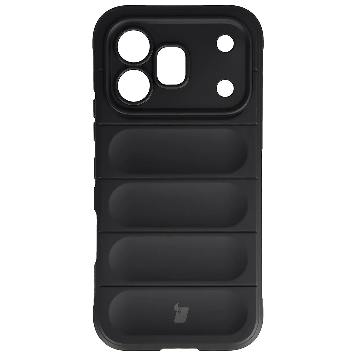 Robuste Handyhülle + gehärtetem Glas für Honor 600 5G / 600 Pro 5G, Bizon Tur Pack, Schwarz