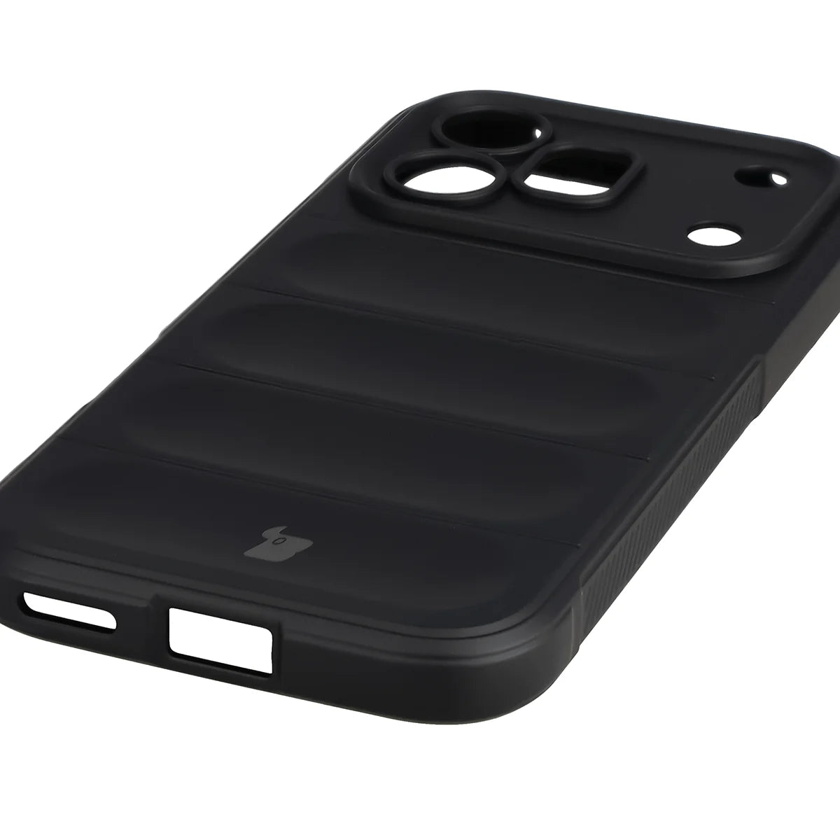 Robuste Handyhülle + gehärtetem Glas für Honor 600 5G / 600 Pro 5G, Bizon Tur Pack, Schwarz