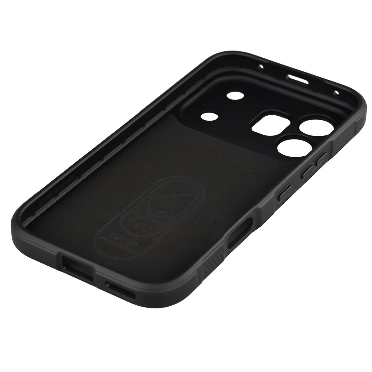 Robuste Handyhülle + gehärtetem Glas für Honor 600 5G / 600 Pro 5G, Bizon Tur Pack, Schwarz
