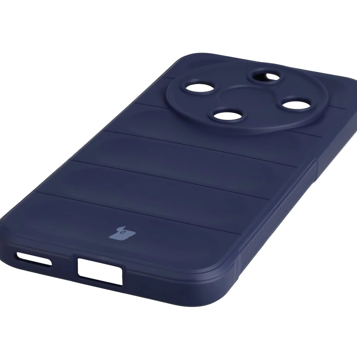 Robuste Handyhülle + gehärtetem Glas für Honor Magic8 Lite, Bizon Tur Pack, Dunkelblau