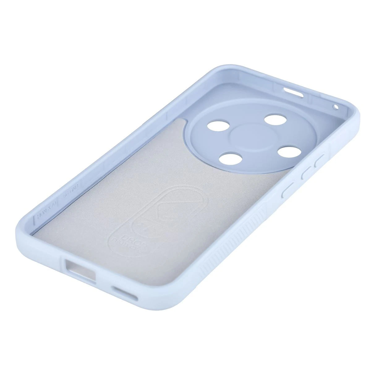 Robuste Handyhülle + gehärtetem Glas für Honor Magic8 Lite, Bizon Tur Pack, Hellblau